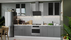 Кухонный гарнитур «Габриэлла» №24 Белый, Титан в Урае - uraj.mebel-tymen.ru | фото