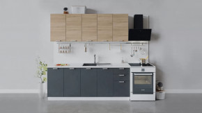 Кухонный гарнитур «Гранита» длиной 200 см в Урае - uraj.mebel-tymen.ru | фото