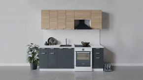 Кухонный гарнитур «Гранита» длиной 220 см в Урае - uraj.mebel-tymen.ru | фото