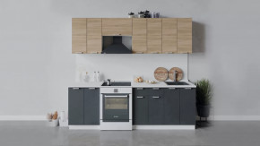 Кухонный гарнитур «Гранита» длиной 240 см в Урае - uraj.mebel-tymen.ru | фото