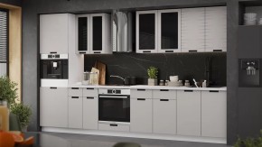 Кухонный гарнитур «Гренада» №5 Белый, Холст мокко в Урае - uraj.mebel-tymen.ru | фото