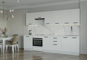 Кухонный гарнитур Жемчуг-3000 столешница 26 мм в Урае - uraj.mebel-tymen.ru | фото