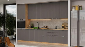 Кухонный гарнитур «Кимберли» №12 Дуб Крафт золотой, Муссон в Урае - uraj.mebel-tymen.ru | фото