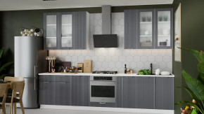 Кухонный гарнитур «Кимберли» №13 Белый, Титан в Урае - uraj.mebel-tymen.ru | фото