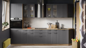 Кухонный гарнитур «Кимберли» №3 Дуб Крафт золотой, Муссон в Урае - uraj.mebel-tymen.ru | фото