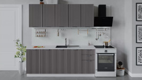 Кухонный гарнитур «Кимберли» длиной 200 см Белый, Муссон в Урае - uraj.mebel-tymen.ru | фото