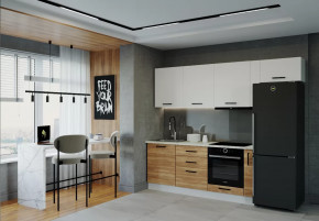 Кухонный гарнитур Лада-2550 столешница 26 мм в Урае - uraj.mebel-tymen.ru | фото