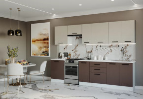 Кухонный гарнитур Латте-3000 столешница 26 мм в Урае - uraj.mebel-tymen.ru | фото