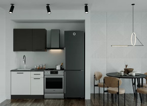 Кухонный гарнитур Лофт-1000 столешница 38 мм в Урае - uraj.mebel-tymen.ru | фото