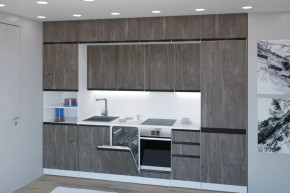 Кухонный гарнитур Ноктюрн люкс 3000 мм в Урае - uraj.mebel-tymen.ru | фото