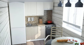 Кухонный гарнитур Ольга нормал 2 1500 мм в Урае - uraj.mebel-tymen.ru | фото