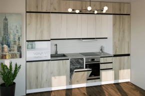 Кухонный гарнитур Паола люкс 3000 мм в Урае - uraj.mebel-tymen.ru | фото