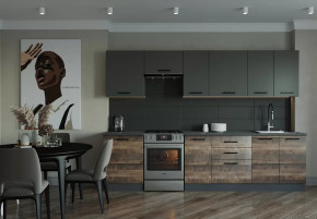 Кухонный гарнитур Трансильвания-3000 столешница 38 мм в Урае - uraj.mebel-tymen.ru | фото