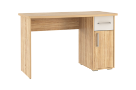 Стол компьютерный 1200 Лайт-1 дуб сонома/белый в Урае - uraj.mebel-tymen.ru | фото