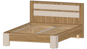 Ленора Кровать 1400 Дуб вотан/Кашемир в Урае - uraj.mebel-tymen.ru | фото