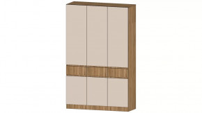 Ленора Шкаф 3х ств. Дуб вотан/Кашемир в Урае - uraj.mebel-tymen.ru | фото