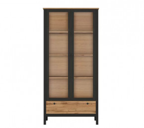 LOFT шкаф REG2W1S (Дуб вотан/Черный) в Урае - uraj.mebel-tymen.ru | фото