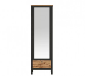 LOFT шкаф SZF1W1S/60 (Дуб вотан/Черный) в Урае - uraj.mebel-tymen.ru | фото