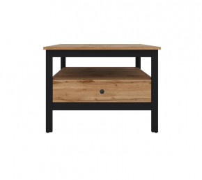 LOFT стол журнальный LAW (Дуб вотан/Черный) в Урае - uraj.mebel-tymen.ru | фото