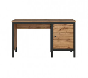 LOFT стол письменный BIU/130 (Дуб вотан/Черный) в Урае - uraj.mebel-tymen.ru | фото