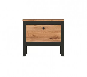 LOFT тумба KOM1K/55 (Дуб вотан/Черный) в Урае - uraj.mebel-tymen.ru | фото