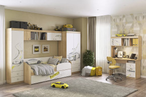 Детский гарнитур Форсаж К1 дуб сонома/белый в Урае - uraj.mebel-tymen.ru | фото