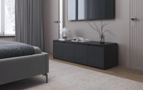 Модульная гостиная Берген Диамант серый в Урае - uraj.mebel-tymen.ru | фото