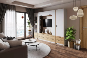 Модульная гостиная Оттавия Белый в Урае - uraj.mebel-tymen.ru | фото