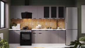 Модульная кухня «Гренада» Белый, Холст Вулкан в Урае - uraj.mebel-tymen.ru | фото