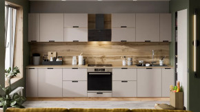 Модульная кухня «Гренада» Дуб Крафт золотой, Холст латте в Урае - uraj.mebel-tymen.ru | фото