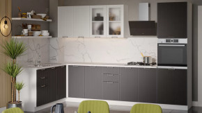 Модульная кухня «Кимберли» Белый, Сноу, Муссон в Урае - uraj.mebel-tymen.ru | фото