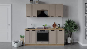 Модульная кухня «Лорас» Дуб крафт золотой/Холст латте в Урае - uraj.mebel-tymen.ru | фото