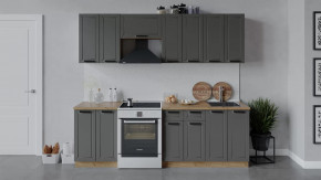 Модульная кухня «Лорас» Дуб крафт золотой/Холст вулкан в Урае - uraj.mebel-tymen.ru | фото