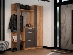Модульная прихожая Мартина Графит, Дуб крафт в Урае - uraj.mebel-tymen.ru | фото