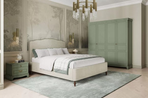 Модульная спальня Лорето Лак Зелёный самшит в Урае - uraj.mebel-tymen.ru | фото