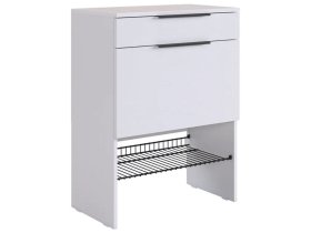 Обувница Баско белое дерево/белое дерево в Урае - uraj.mebel-tymen.ru | фото