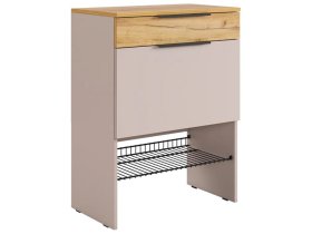 Обувница Баско кашемир/дуб крафт золотой в Урае - uraj.mebel-tymen.ru | фото