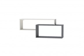 Полка Клео Пл-1, 1150 мм, графит, миндаль Диал в Урае - uraj.mebel-tymen.ru | фото