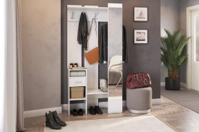 Прихожая Агата белый рамух в Урае - uraj.mebel-tymen.ru | фото