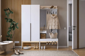 Прихожая Баско К1 белое дерево в Урае - uraj.mebel-tymen.ru | фото