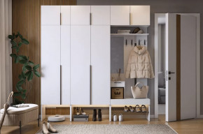 Прихожая Баско К10 белое дерево в Урае - uraj.mebel-tymen.ru | фото