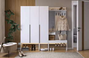 Прихожая Баско К11 белое дерево в Урае - uraj.mebel-tymen.ru | фото