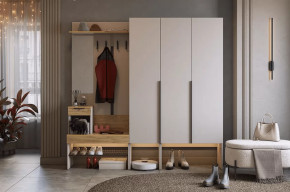 Прихожая Баско К11 кашемир/дуб крафт золотой в Урае - uraj.mebel-tymen.ru | фото