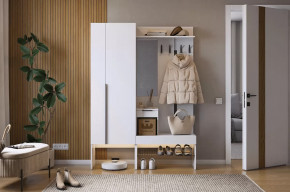 Прихожая Баско К2 белое дерево в Урае - uraj.mebel-tymen.ru | фото