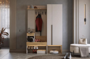 Прихожая Баско К2 кашемир/дуб крафт золотой в Урае - uraj.mebel-tymen.ru | фото