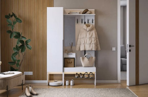 Прихожая Баско К3 белое дерево в Урае - uraj.mebel-tymen.ru | фото