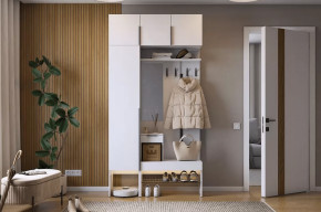 Прихожая Баско К4 белое дерево в Урае - uraj.mebel-tymen.ru | фото
