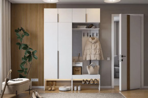 Прихожая Баско К5 белое дерево в Урае - uraj.mebel-tymen.ru | фото