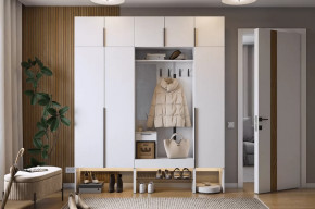 Прихожая Баско К7 белое дерево в Урае - uraj.mebel-tymen.ru | фото