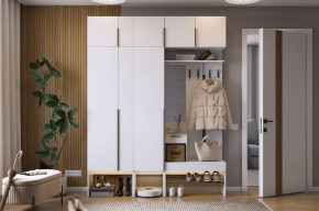 Прихожая Баско К9 белое дерево в Урае - uraj.mebel-tymen.ru | фото